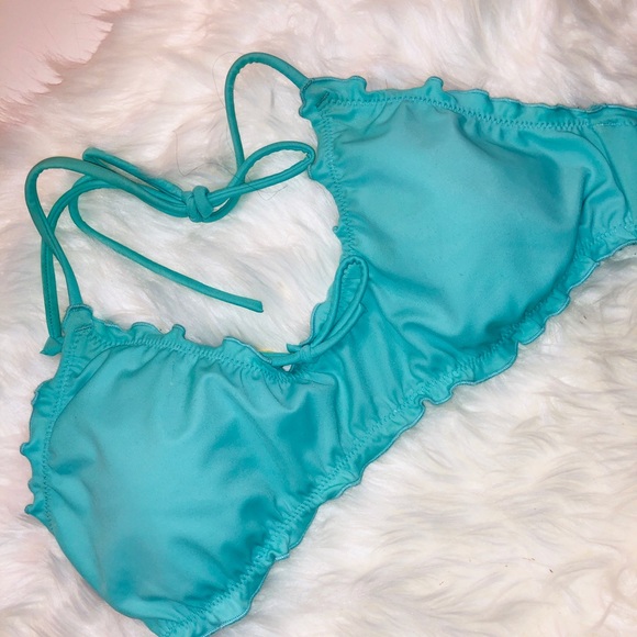 Victoria’s Secret Aqua Bikini Swim Top✨SMALL - Picture 4 of 4
